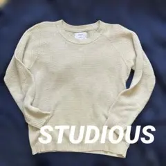 STUDIOUS クリーム色 ニットセーター サイズ2のサムネイル