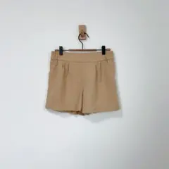 手套 短褲 米色 雙褶 有內襯