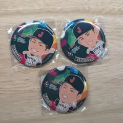 侍ジャパン 2026 WBC 缶バッジ 3点セット - メルカリ