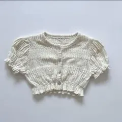 anneshirley 半袖ボレロ S(70~80size)