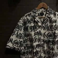 【廃盤品】H&Mグラフィティプリント ボックス半袖シャツ y2k