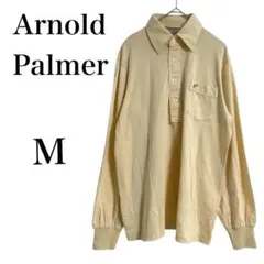 【アーノルドパーマー】 ポロシャツ 長袖 ワンポイント 刺繍