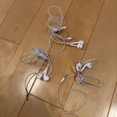 ホワイト イヤフォン 3個セット