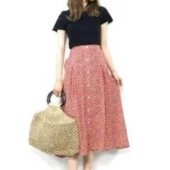 イエナ サイズ40 レトロフラワースカート