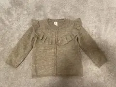【H&M】フリルカーディガン