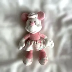 ミニーマウスぬいぐるみバッチ　さくら