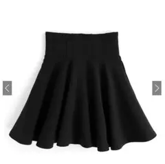 GRL　インパン裏地付きコルセット風フレアミニスカート[gm728]