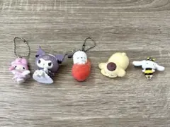 サンリオ　キーホルダー　フィギュア　マイメロ　クロミ　シナモロール