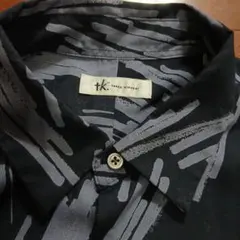 tk Takio Kikuchi 柄　長袖シャツ