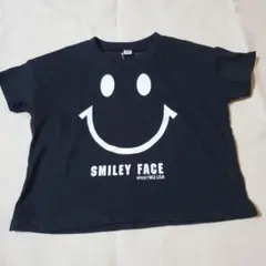 SMILEY FACE Tシャツ ブラックのサムネイル