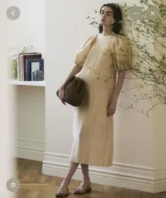 値下げ】ollun オルン シアーチェック バックリボンワンピース - メルカリ