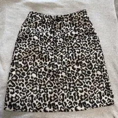 【新品未使用】ヒョウ柄タイトスカート
