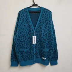 遊*人様 ワコマリア　レオパード　モヘアカーディガン レオパードモヘアニットジャガードカーディガン 23SS-WMK-KN08