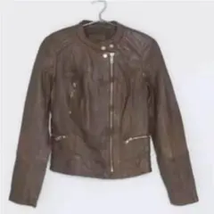 引越しセール中★ Bershka レザージャケット キャメル