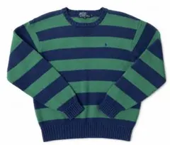 Polo by Ralph Lauren ボーダーニット グリーン ネイビー