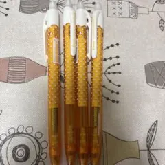 PILOT フルフルシャープペンシル 4本セット イエロー ドット柄　廃盤のサムネイル