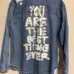 American eagle アメリカンイーグル　ダメージデニムシャツのサムネイル