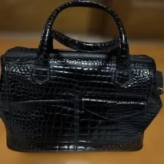 クロコダイル風　黒バック