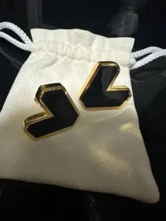 LANI COUTURE ラニクチュール　ハート型イヤリング