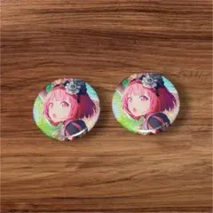 プロセカ 鳳えむ ワンマジ グリッター缶バッジ