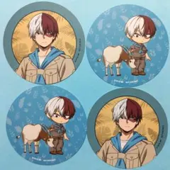 ヒロアカ　轟焦凍　コースター　4点セット コラボ限定　非売品　おまけ付き