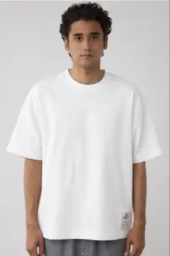 REVIVAL ワッフル クルーネックTシャツ ホワイト