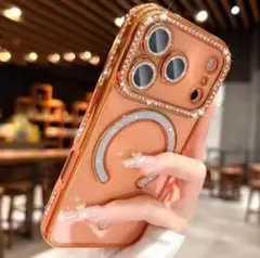 【韓国風キラキラスマホケース】iPhone17対応 おしゃれ 大人 女子 高級感