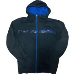 PUMA ジップアップパーカー ブラック ブルー M プーマ ジャージ