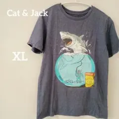希少 Tシャツ Cat & Jack XL サメ グラフィック シャーク １点物