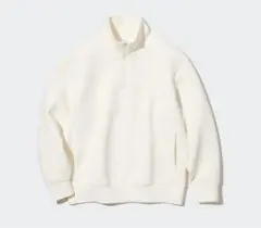 ユニクロ　ウルトラストレッチドライスウェットハーフジッププルオーバー