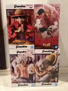 ワンピース フィギュア ルフィ 4体セットのサムネイル