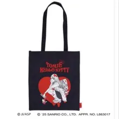 エニマイくじ　ハローキティ×富江　　Ｃ賞トートバッグ　ブラック１点 ギャル