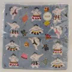 【新品】FEILER ラブラリーフェイラーハンカチ　ハッケヨイ相撲