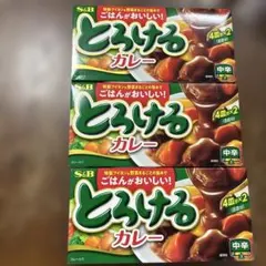 S&B とろけるカレー　中辛　３箱セットのサムネイル