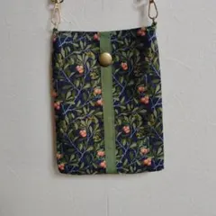 花柄 スマホショルダーバッグ