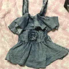 エゴイストEGOISTデニムキャミワンウェイマウジーmoussyエモダEMODA