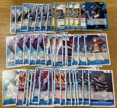 ワンピースカードゲーム 青属性 キャラクターカード 決戦の刻　まとめ売りのサムネイル