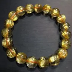⭐︎【天然】タイチンルチルクオーツ ブレスレット 10mm 31.6g