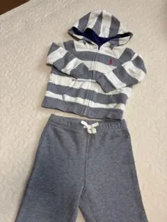 Ralph Lauren フード付きジャケットとパンツ12M パーカ　ズボン