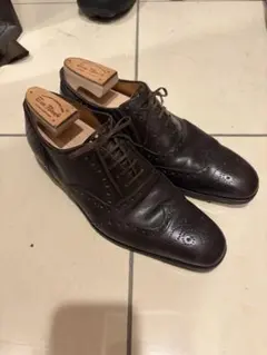 バーニーズ購入 Giacometti ジャコメッティ 革靴 ネイビー 40 - メルカリ