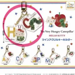 HELLO KITTY ツインアクリルキーホルダー