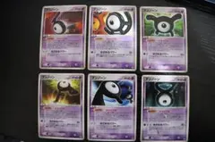 希少コレクター品】ポケモンカード アンノーン DP 6種まとめ売り 当時