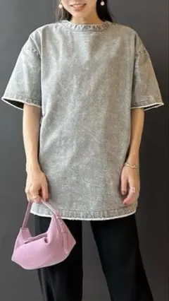 ◾️値下げ◾️スタニングルアーコラボKURO　デニムTシャツ　サイズM