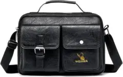 メンズ ショルダーバッグ 大容量 斜めがけ メッセンジャーバッグ 多機能 通勤