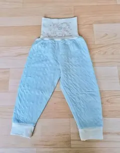 腹巻き付きパジャマ 100 キッズパンツ ズボン キルト 中綿 ユニコーン 秋冬