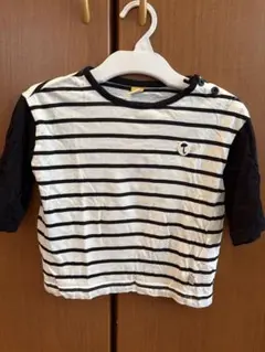 moimolnボーダー柄 Tシャツ サイズ100のサムネイル
