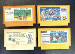 ファミコン専用ソフト　★マリオ4点セット★ ※動作未確認