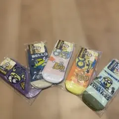 ミニオンズ 靴下 5足セット新品未使用