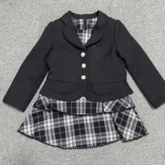 キッズフォーマルセットanyFAMツイードジャケット チェックワンピース