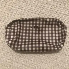 Ron Herman ギンガムチェック ポーチ ブラウンのサムネイル